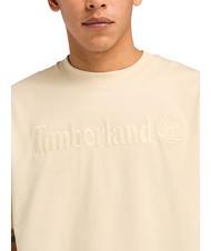 TIMBERLAND EMBROIDERY TONAL T-shirt in cotone angora - T-shirt Uomo - 3