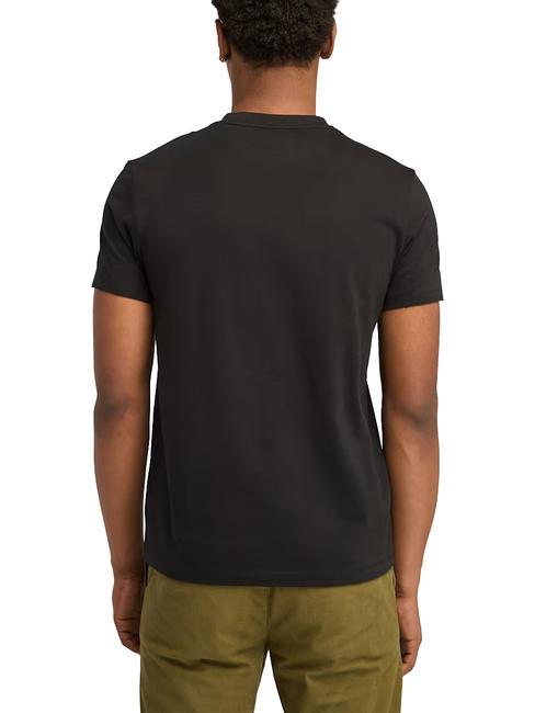 SS DUNRIVER CREW T-shirt in cotone black/pavement - T-shirt Uomo