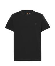 TIMBERLAND SS DUNRIVER CREW T-shirt in cotone black/pavement - T-shirt Uomo - 4