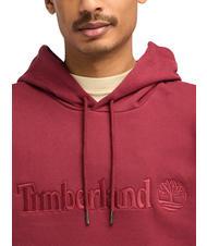 TIMBERLAND EMBROIDERY TONAL Felpa con cappuccio cordovan - Felpe Uomo - 3