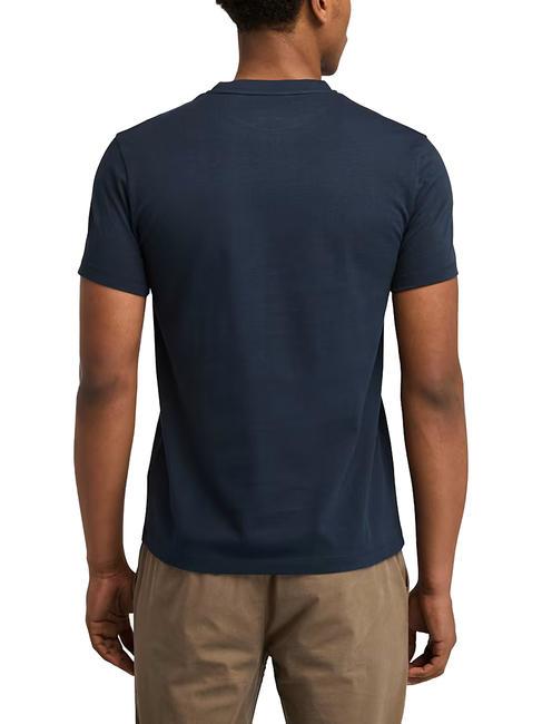SS DUNRIVER CREW T-shirt in cotone dark sapphire/dark denim - T-shirt Uomo