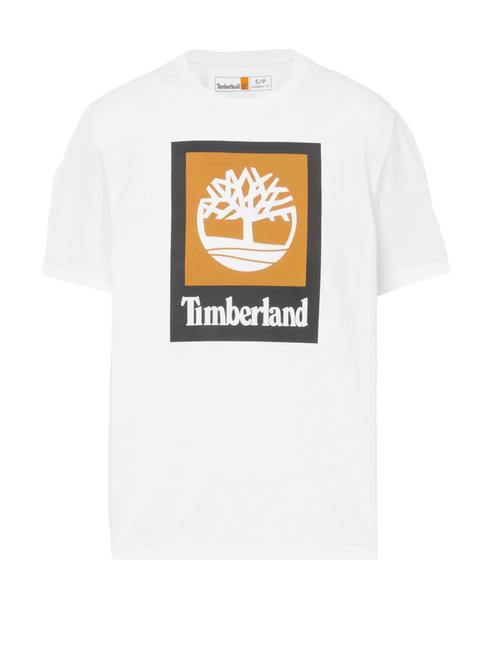 STACK LOGO T-shirt in cotone white - T-shirt Uomo