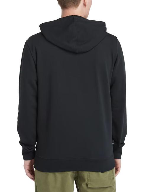 TREE LOGO Felpa con cappuccio black/wheat boot - Felpe Uomo