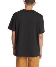 TIMBERLAND STACK LOGO T-shirt in cotone NERO - T-shirt Uomo - 2