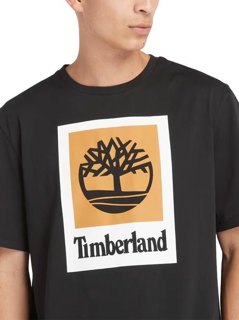 STACK LOGO T-shirt in cotone NERO - T-shirt Uomo