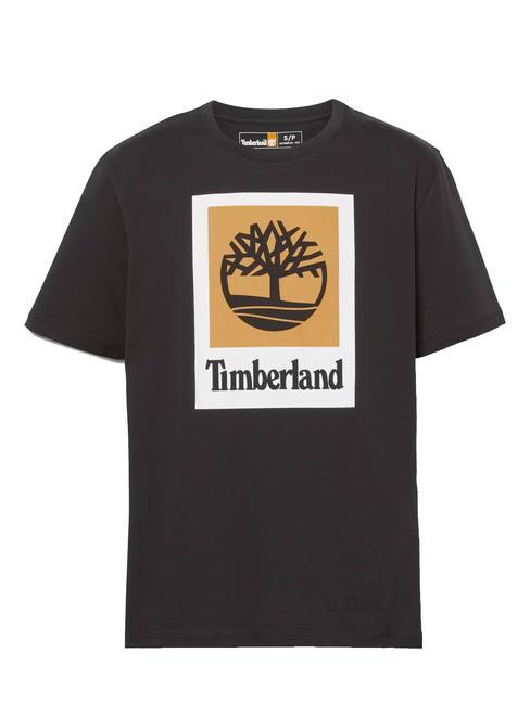 STACK LOGO T-shirt in cotone NERO - T-shirt Uomo