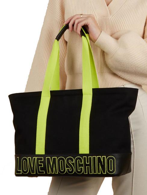 FREE TIME  Shopper in canvas Nero - Borse Donna