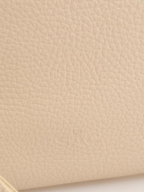 ROBERTA Pochette in pelle dollaro latte - Borse Donna