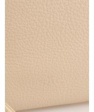 LESAC ROBERTA Pochette in pelle dollaro latte - Borse Donna - 5