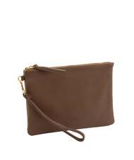 LESAC ROBERTA Pochette in pelle dollaro taupe - Borse Donna - 2