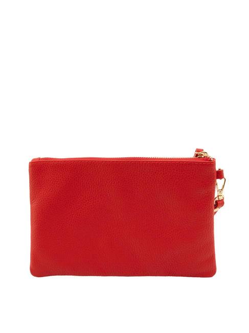 ROBERTA Pochette in pelle dollaro rosso - Borse Donna