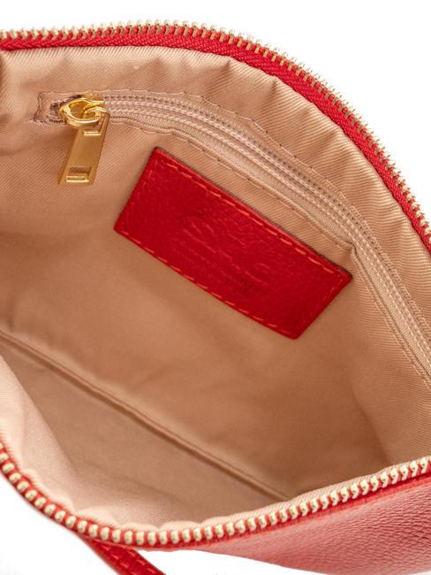 ROBERTA Pochette in pelle dollaro rosso - Borse Donna