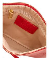 LESAC ROBERTA Pochette in pelle dollaro rosso - Borse Donna - 6