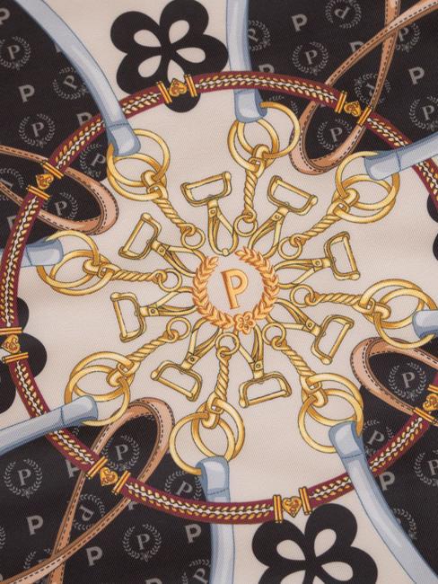 HEARTS TWILL Foulard nero - Sciarpe