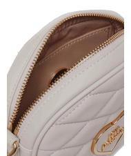 LOVE MOSCHINO ROMANTIC Micro Bag a tracolla avorio - Borse Donna - 3