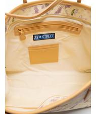 ROCCOBAROCCO FLOWER MARKET Shopper a spalla off white - Borse Donna - 5