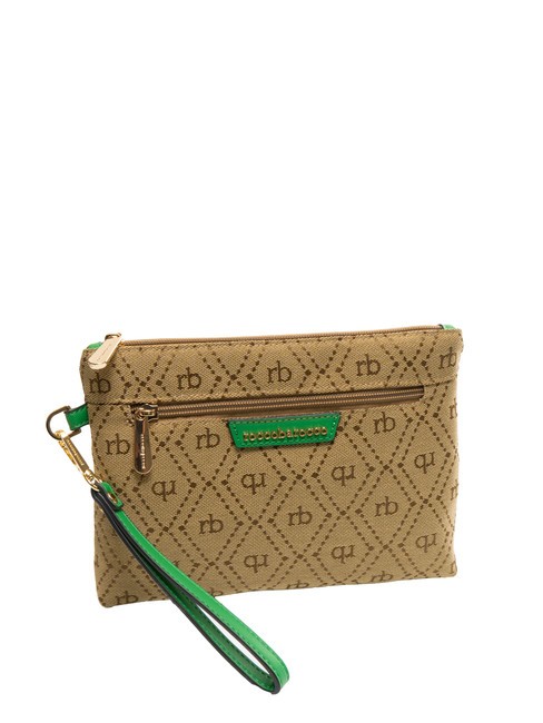 FRIDA Pochette a mano green - Borse Donna
