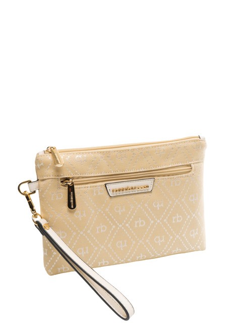 FRIDA Pochette a mano off white - Borse Donna