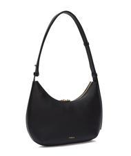 FURLA GOCCIA Borsa a spalla pelle martellata Nero - Borse Donna - 2