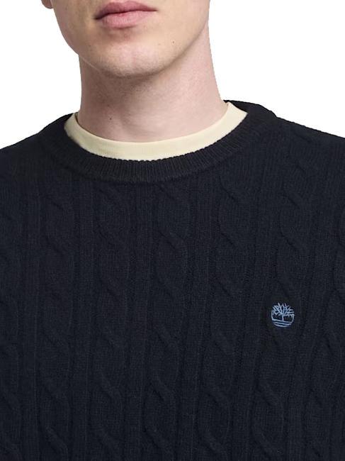 P-B LAMBWOOL Maglione girocollo in misto lana dark sapphire/dark denim - Maglie Uomo