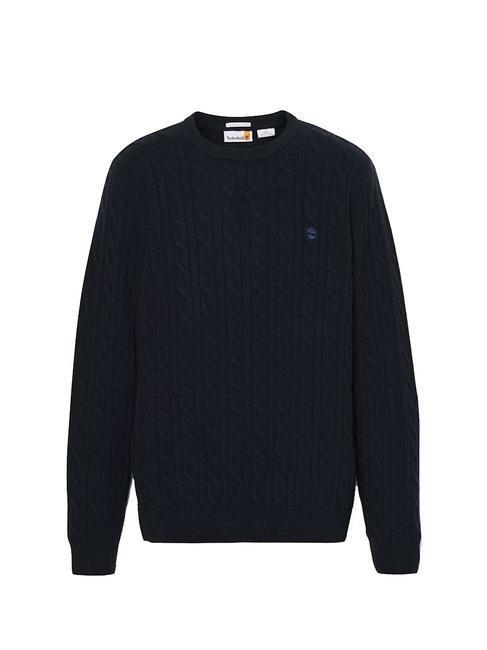 P-B LAMBWOOL Maglione girocollo in misto lana dark sapphire/dark denim - Maglie Uomo
