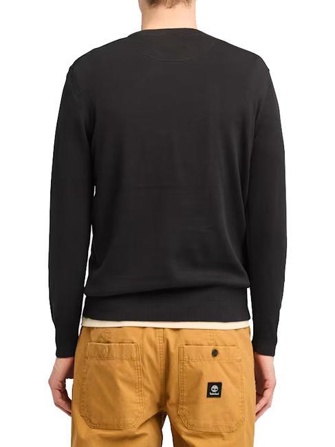 WILLIAMS RIVER Maglioncino girocollo black/pavement - Maglie Uomo