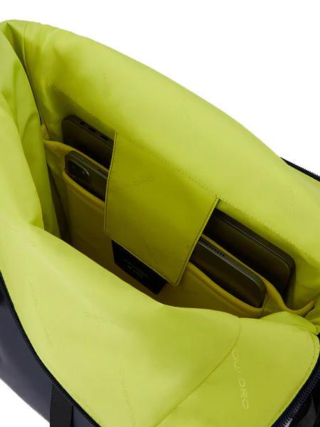 CORNER SPECIALE GOMMATO Zaino roll-top porta pc 15.6" Nero - Zaini da lavoro porta PC