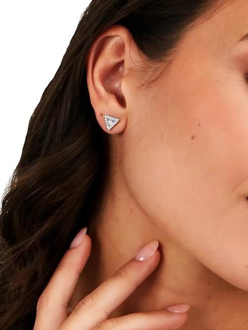 TRILLIANT Orecchini a triangolo con zirconi ARGENTO - Orecchini