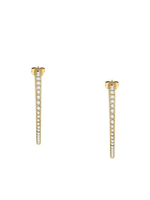 POETICA Orecchini semicerchio con cristalli oro - Orecchini