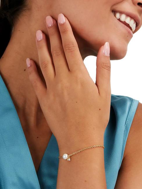 PERLE CONTEMPORARY Bracciale con perla oro - Bracciali Donna