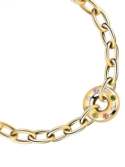 BAGLIORI Bracciale con cristalli colorati oro - Bracciali Donna