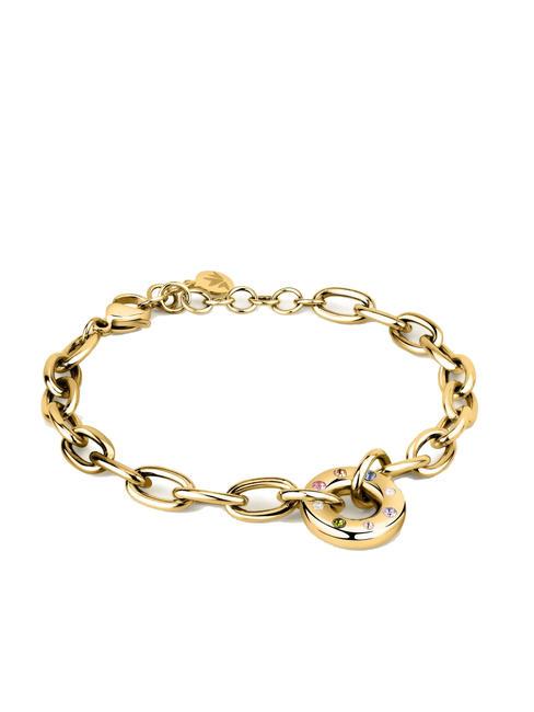 BAGLIORI Bracciale con cristalli colorati oro - Bracciali Donna