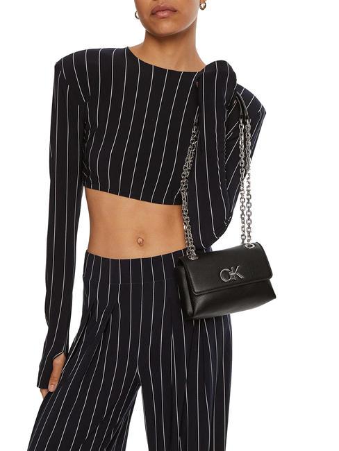 RE-LOCK Mini Bag a spalla / a tracolla ck black - Borse Donna