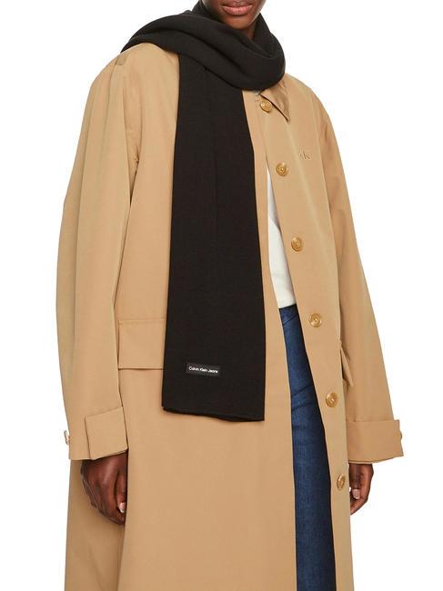 CK JEANS INST PATCH  Sciarpa pvh black - Sciarpe