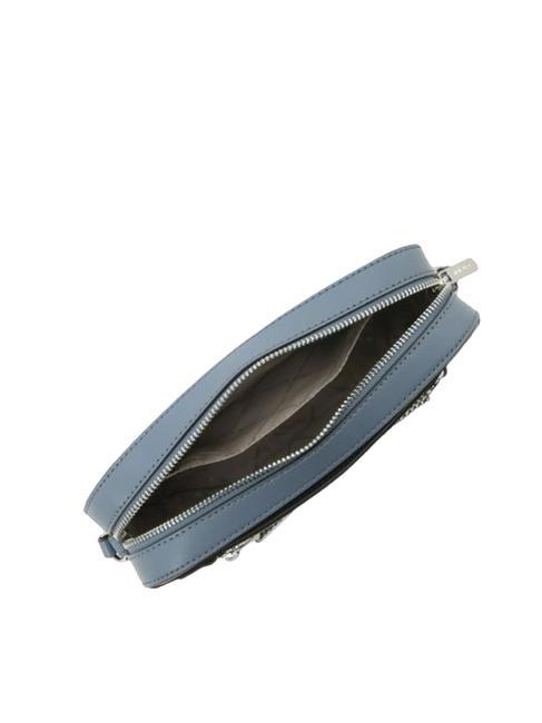 JET SET LOGO Borsa jacquard a tracolla denim - Borse Donna