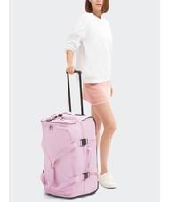 KIPLING TEAGAN Trolley medio blooming pink - Trolley Semirigidi - 8