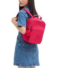 KIPLING SEOUL S Zaino porta pc 13" confetti pink - Borse Donna - 7