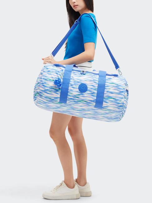 ARGUS M Borsone grande con tracolla diluted blue - Borsoni