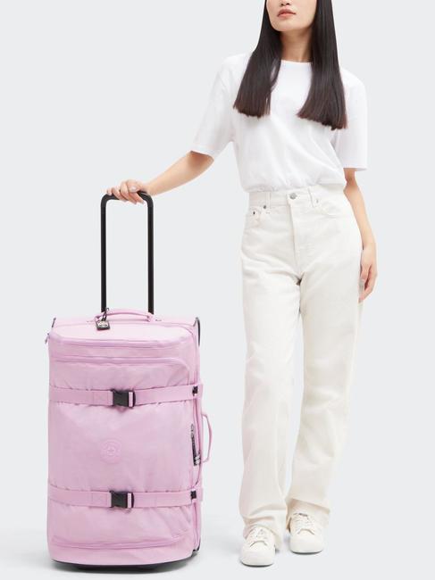 AVIANA M Trolley misura media blooming pink - Trolley Semirigidi