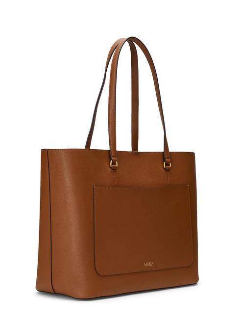KARLY  Borsa tote grande in pelle lauren tan2 - Borse Donna
