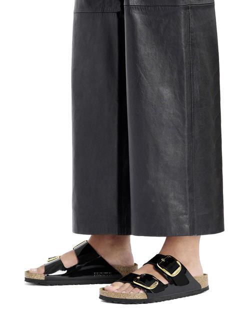 ARIZONA BIG BUCKLE Ciabattina vernice black - Scarpe Donna