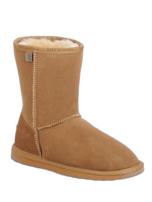 PLATINUM STRINGER  Stivaletti in pelle chestnut - Scarpe Donna