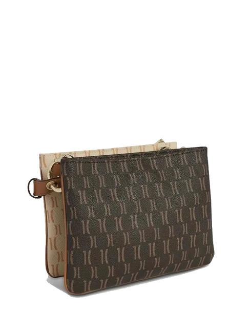 MONOGRAM  Doppia Borsetta a tracolla testa moro / crema - Borse Donna