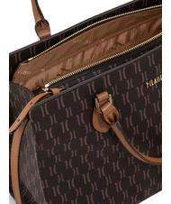 ALVIERO MARTINI PRIMA CLASSE MONOGRAM Lock Borsa a mano, con tracolla moro - Borse Donna - 4