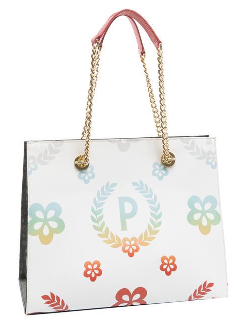 HERITAGE  Shopping bag con doppio manico bianco - Borse Donna