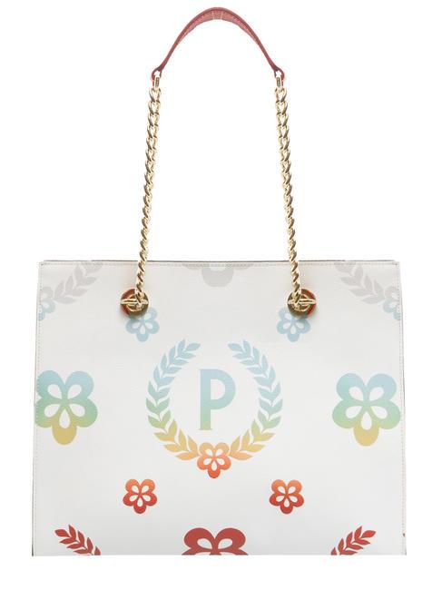 HERITAGE  Shopping bag con doppio manico NERO FUXIA - Borse Donna