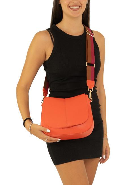ORTENSIA  Borsa a spalla, con tracolla coral - Borse Donna
