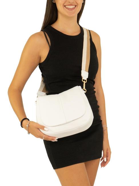 ORTENSIA  Borsa a spalla, con tracolla optical white - Borse Donna