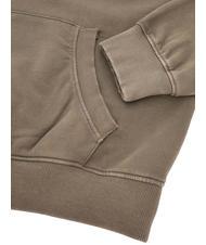 GUESS FINCH TERRY Felpa oversize con tasca e cappuccio slate taupe multi - Felpe Uomo - 4