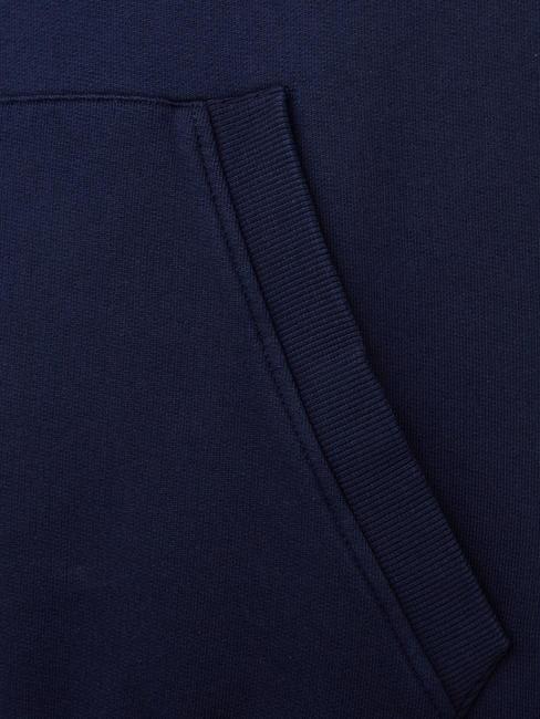 FINCH TERRY Felpa oversize con tasca e cappuccio smart blue multi - Felpe Uomo